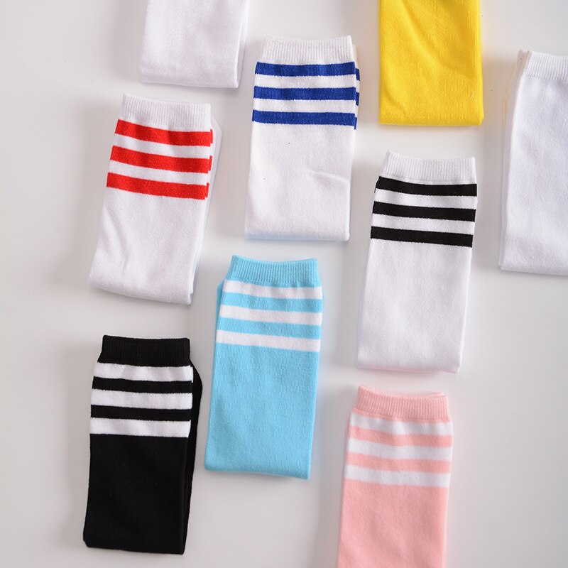 Football Striped Kids Knee High Socks Football Striped Kids Knee High Socks